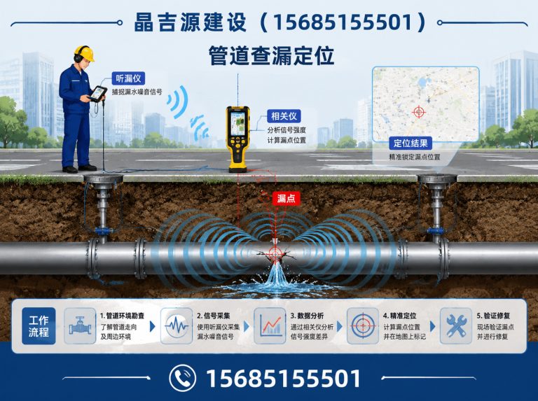 清镇市消防漏水检测展示图